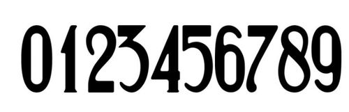 Emaille huisnummer model Den Haag