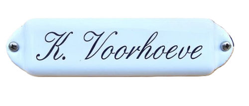 Goedkoop emaille naambordjes