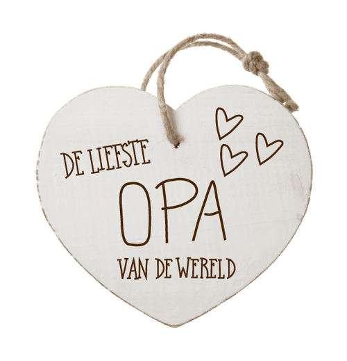 Houten hartenwens: De liefste opa