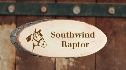 Stalbord voor Paarden | tekst gelaserd