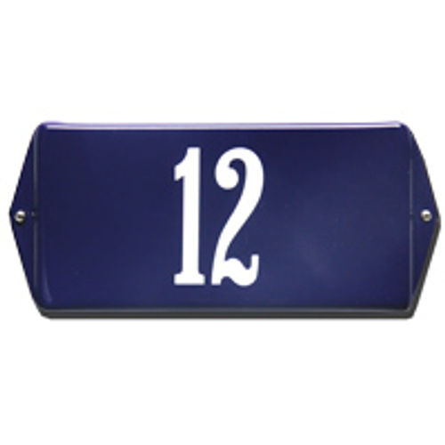 Huisnummer geëmailleerd Oor model