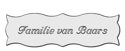 Kleine voordeurplaatjes