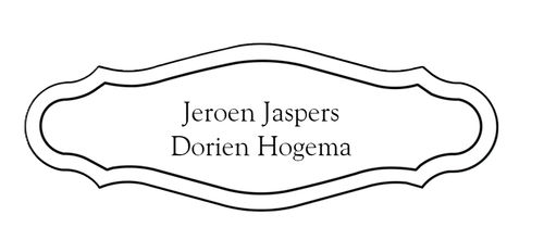 Sierlijke kunststof voordeurborden