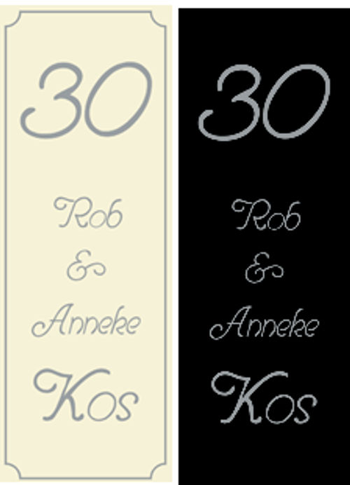 Naamplaatjes voordeur eigen tekst emaille