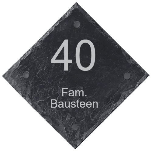 Leisteen naambord