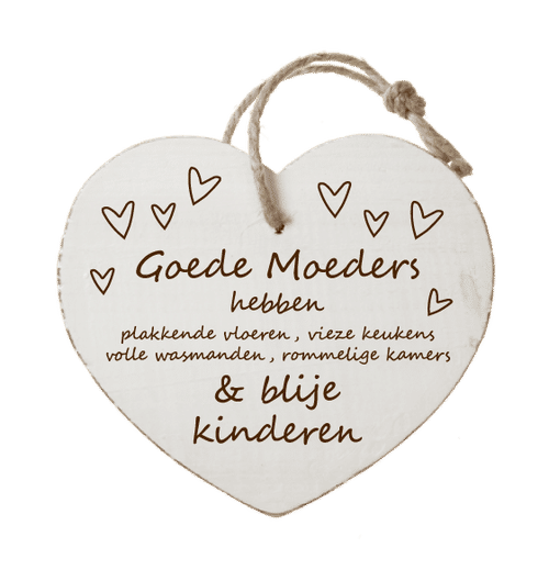 Houten hartenwens: Goede moeders