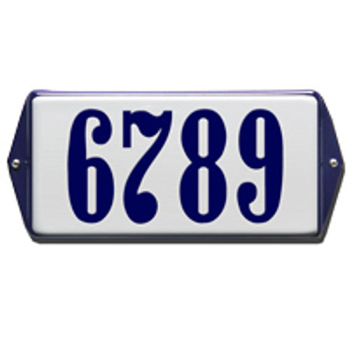 Emaille huisnummerbordje Oor