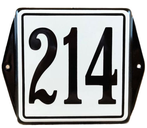 Jaren 30 huisnummerborden oor