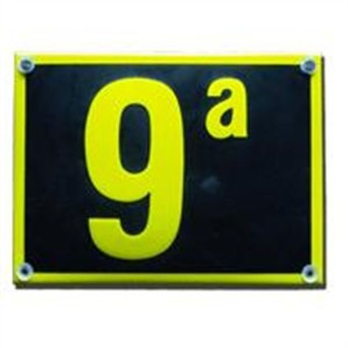 Emaille huisnummer Model Naarden