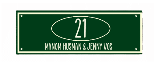 Goedkoop naamplaatje klassiek