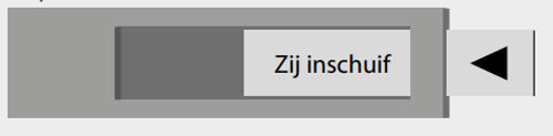 Naamplaathouder voor verwisselbaar naambordje Zilver Aluminium