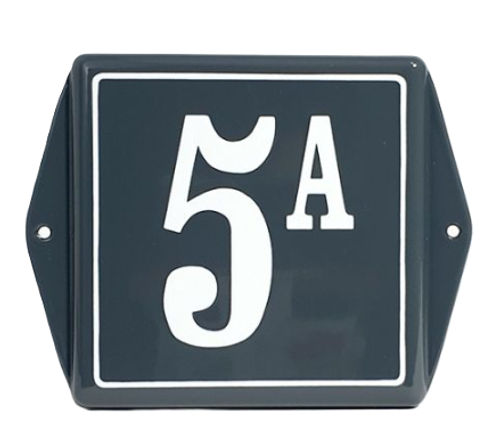 Emaille huisnummerbord