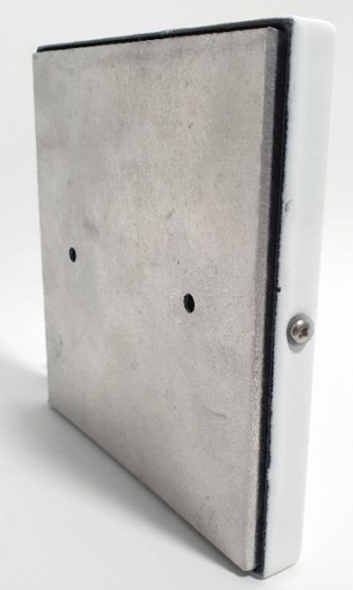 Emaille huisnummer model Quadra