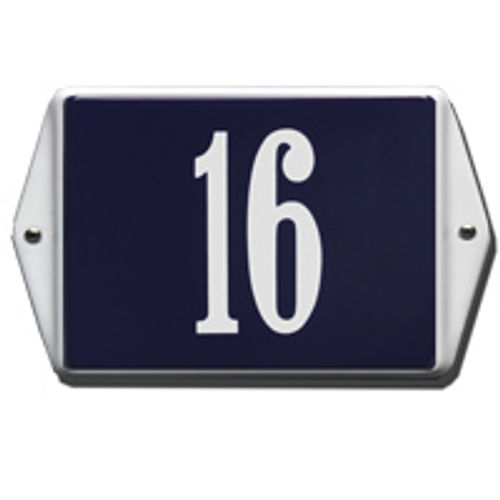 Geëmailleerd huisnummerbordje Oor