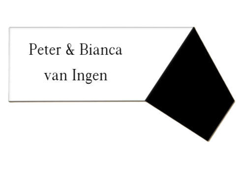Budget naamplaten kunststof
