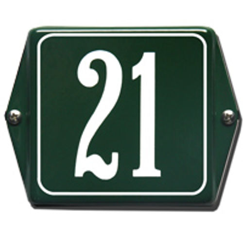 Emaille huisnummerborden