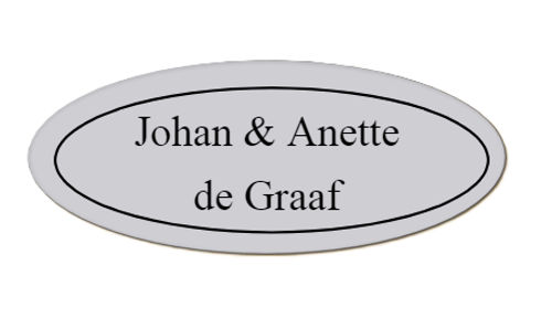 goedkoop voordeurbordje kunststof