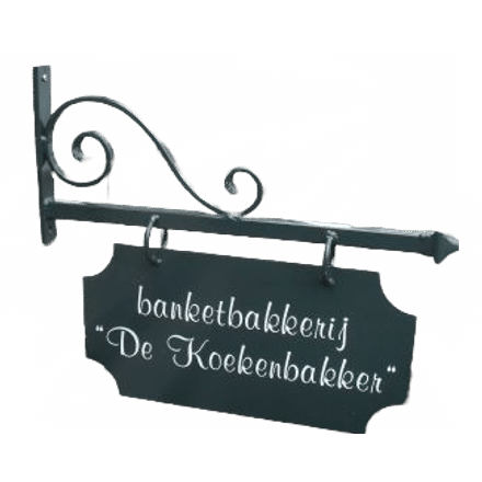 Bedrijfsborden-Uithangbord Groen | Eigen ontwerp mogelijk | Diverse lettertypes | Twee kanten Tekst |