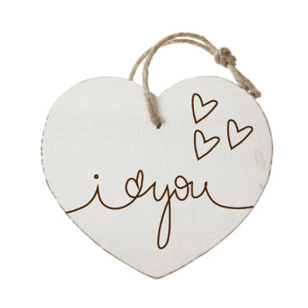 Houten hartenwens: Love is you