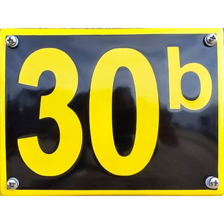 Emaille huisnummer Naarden