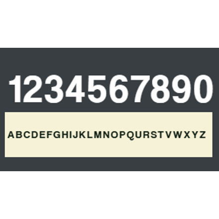 Geëmailleerd  bord Bloomingdale