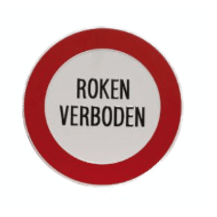 Verbodsborden Roken Verboden | Geperst Aluminium | 4 Modellen