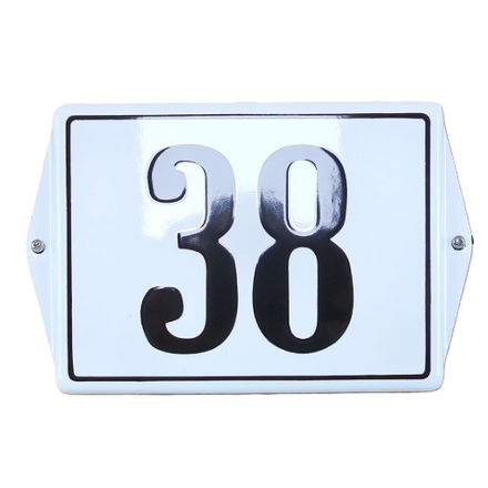 Nostalgisch huisnummerborden