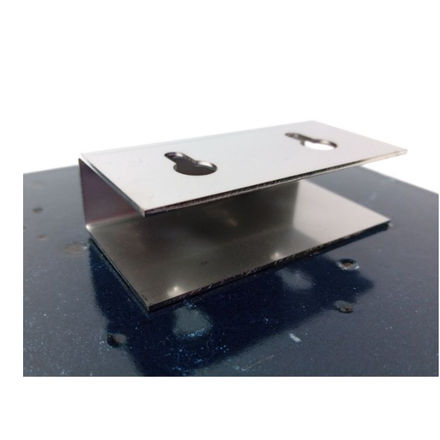 Modern emaille naamplaat met blinde bevestiging