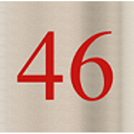Vierkant Aluminium huisnummerbordje | Bedrukt of Gegraveerd | Diverse Cijfer kleuren