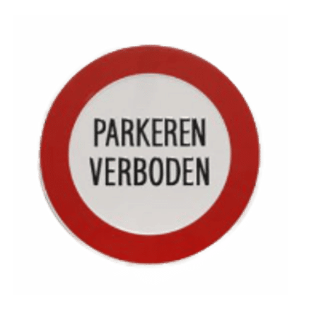 Verbodsborden Parkeren Verboden | Geperst Aluminium | 4 Modellen