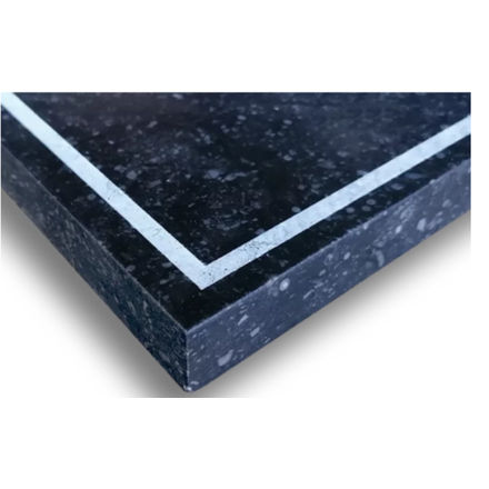 Belgisch blauw hardsteen naambord