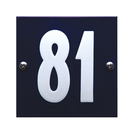 Emaille huisnummer Tiel