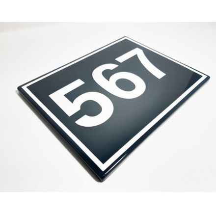 Geëmailleerd  bord Bloomingdale