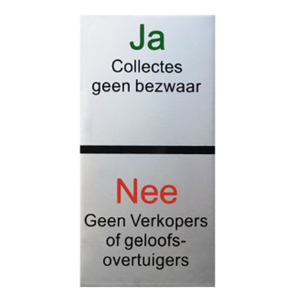 Aluminium JA | NEE Collectes | Zelfklevend