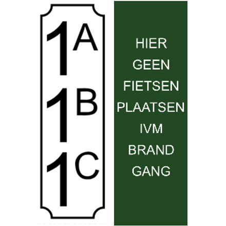 Emaille naambordjes eigen tekst