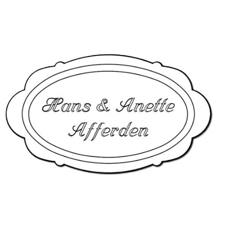 Kunststof voordeurbordje sier