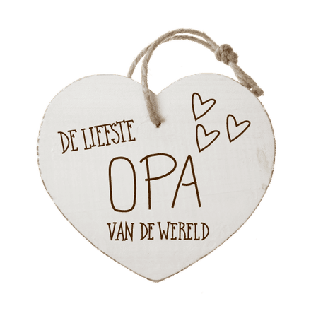 Houten hartenwens: De liefste opa