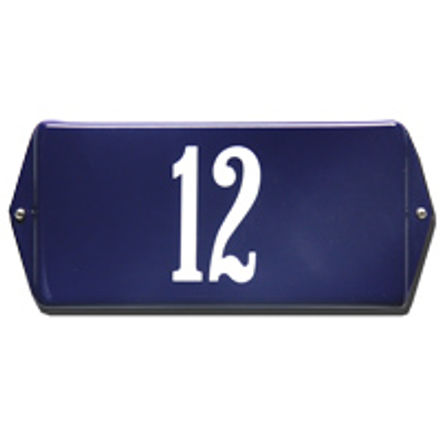 Huisnummer geëmailleerd Oor model