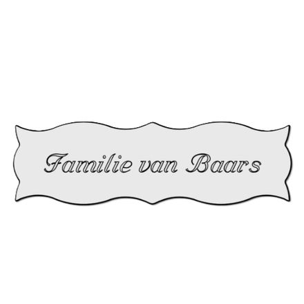 Kleine voordeurplaatjes