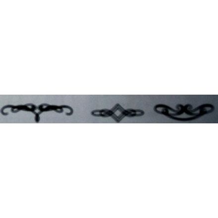 Emaille naamplaat Oor Model met ornament