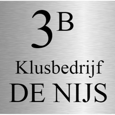 Aluminium naamplaat groot vierkant