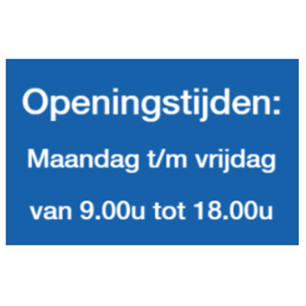Goedkoop naambordje van kunststof