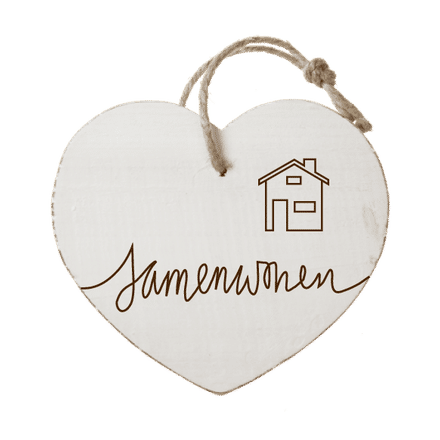 Houten hartenwens: Samenwonen