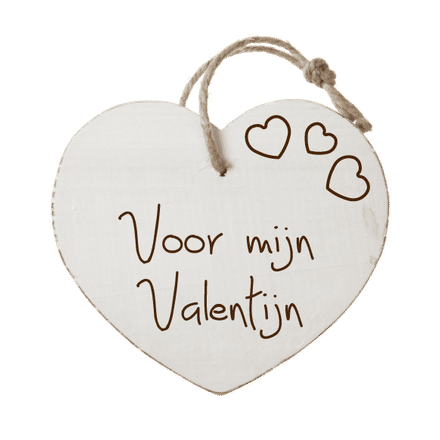 Houten hartenwens: Voor mijn Valentijn