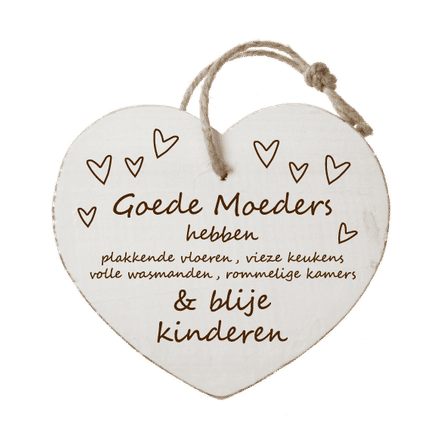 Houten hartenwens: Goede moeders