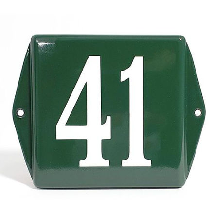 Geëmailleerd Huisnummer oor