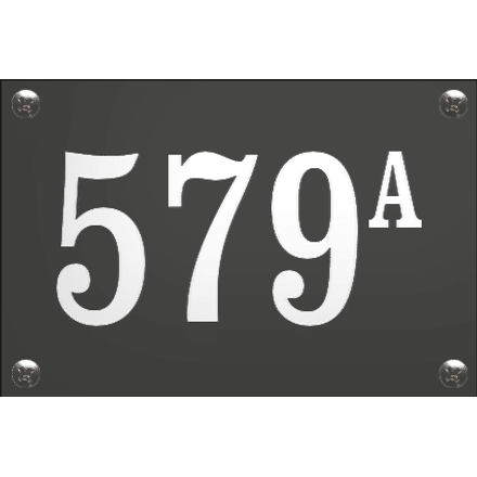 Emaille huisnummerbord