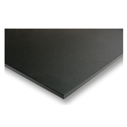 Vierkant naambord van teakhout
