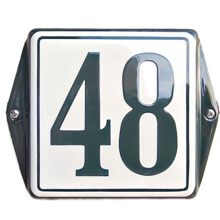 Goedkoop huisnummerbord emalle
