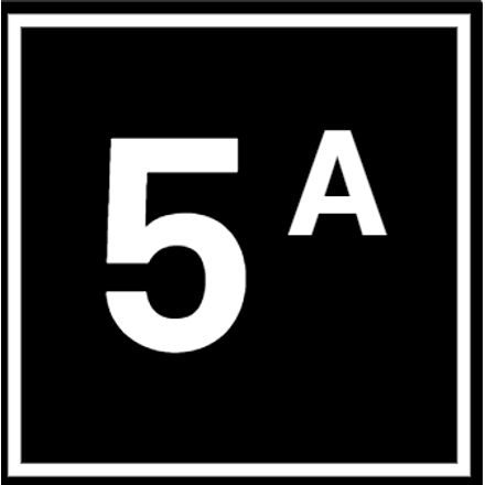 Emaille huisnummerbord Bloomingdale